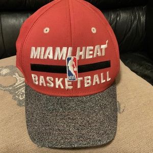 Authentic Miami Heat Adidas Baseball Cap